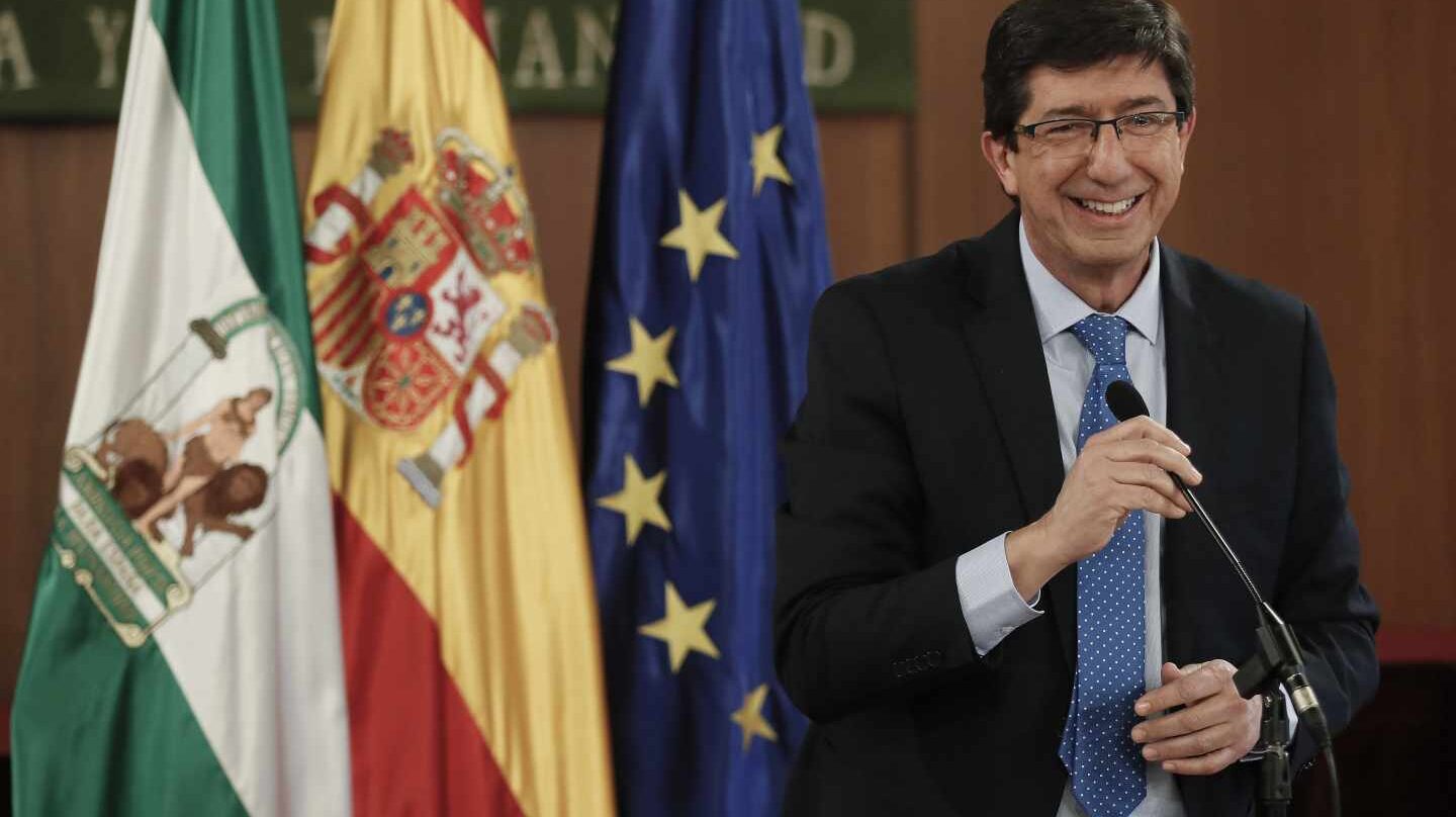 Juan Marín, líder de Ciudadanos en Andalucía.