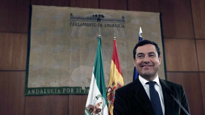 investidura Juanma Moreno presidente Parlamento Andalucía Juanma Moreno, líder del PP de Andalucía.