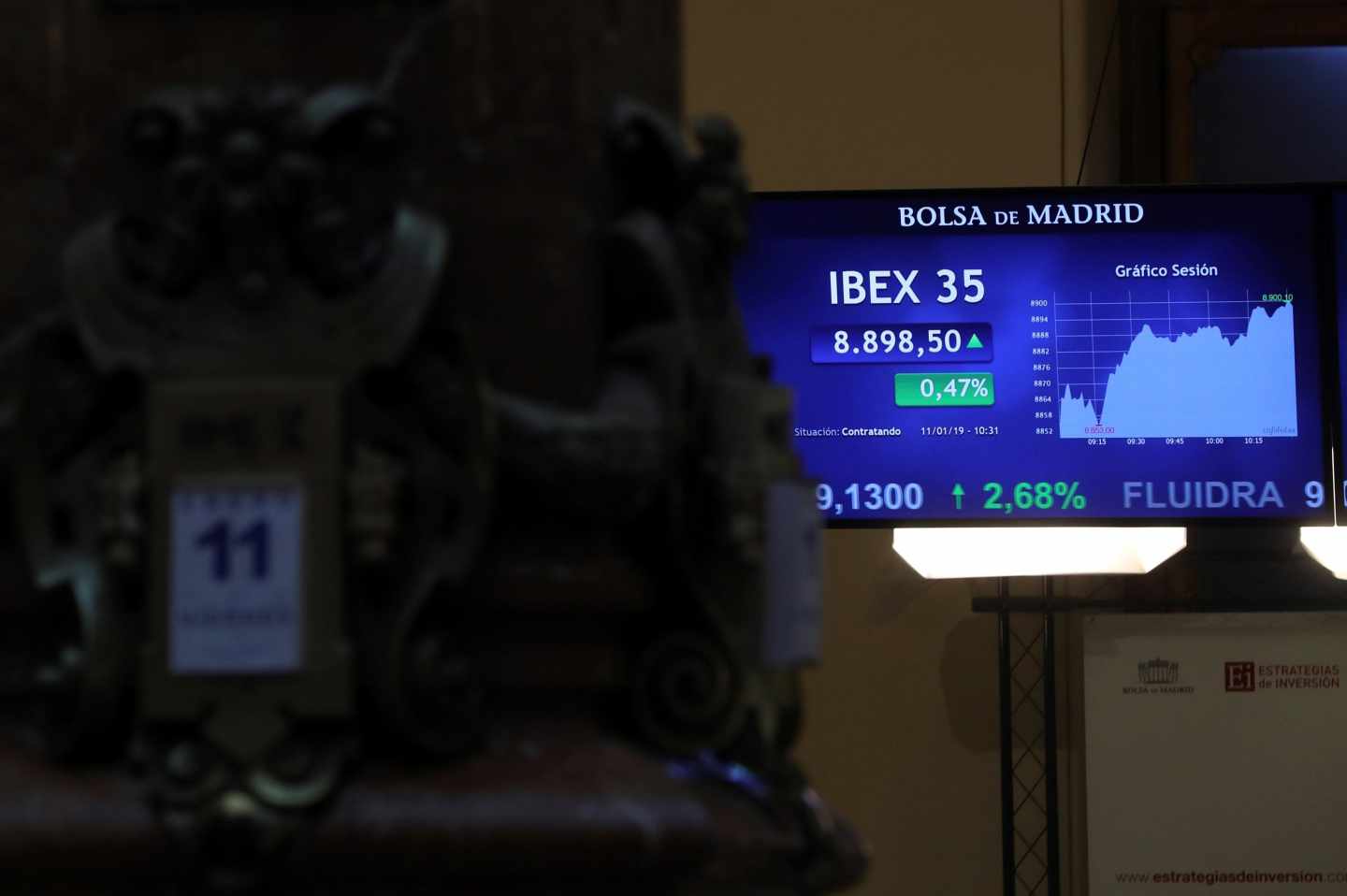 El Ibex reconquista los 9.000 puntos y sella su mejor inicio de año desde 2011.