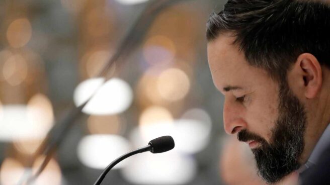 El candidato a la presidencia por Vox, Santiago Abascal.