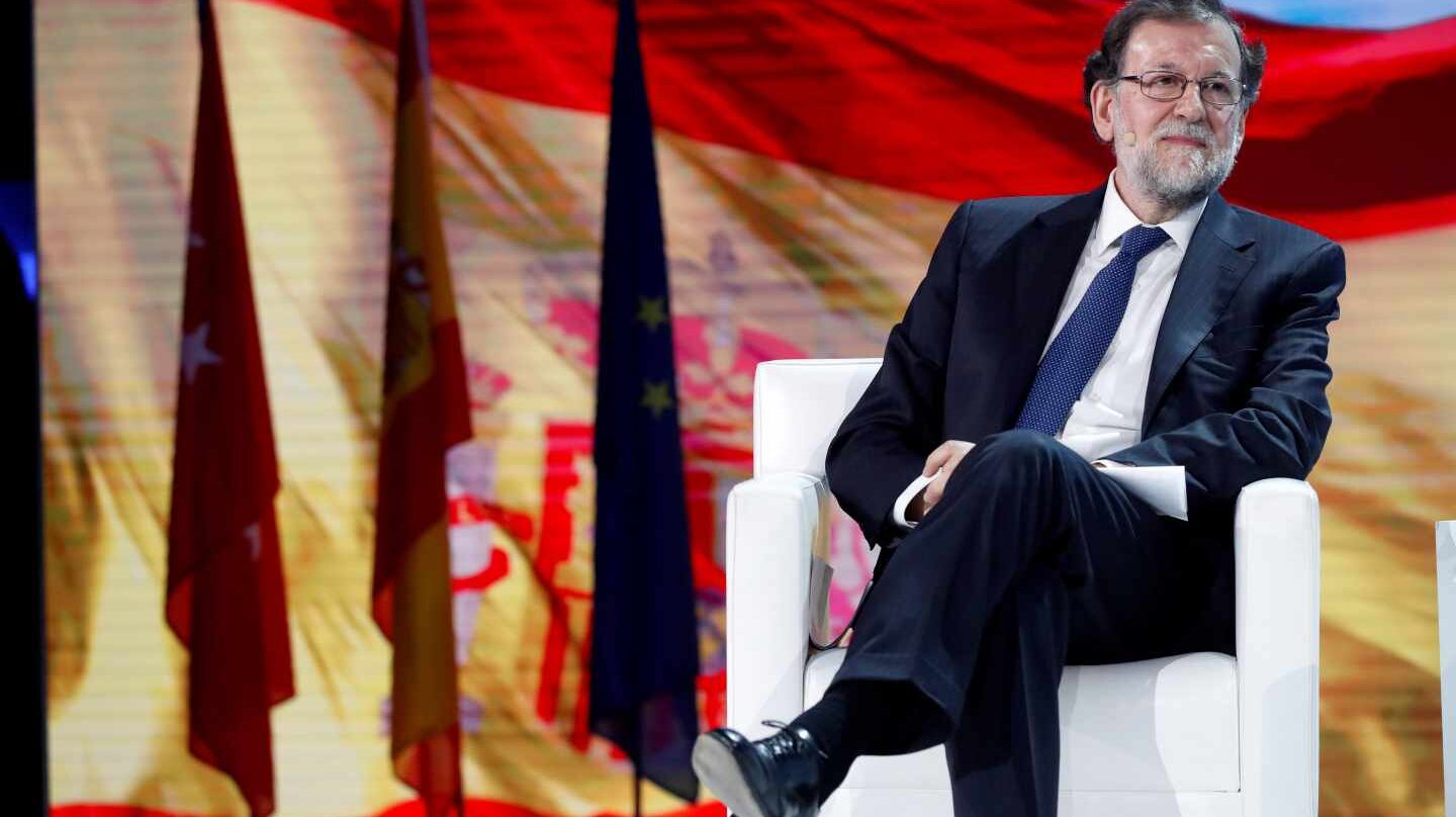 Rajoy durante su intervención en la convención