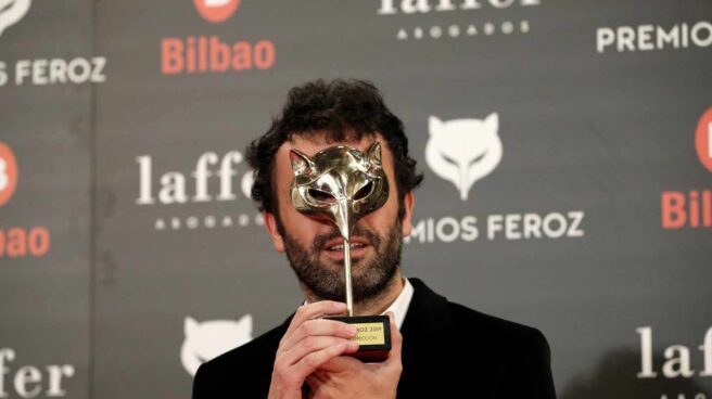 El realizador Rodrigo Sorogoyen recibe el premio a mejor dirección por "El reino"