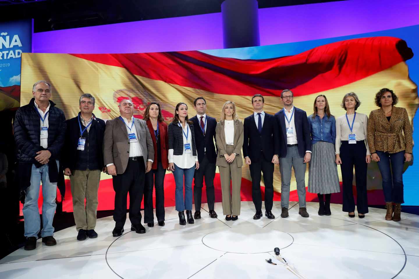 El himno de España en el cierre de la Convención del PP.