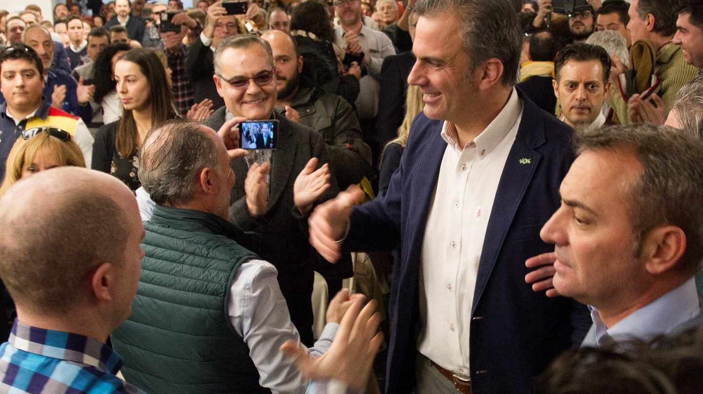 Javier Ortega Smith, en un acto en Zamora.