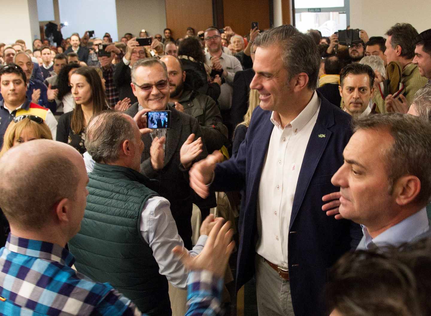 Javier Ortega Smith, en un acto en Zamora.