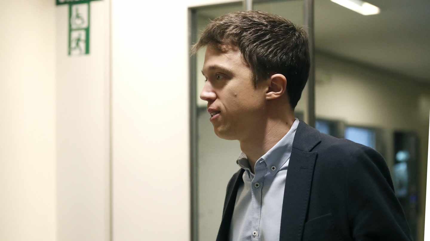 Iñigo Errejón, en el Congreso de los Diputados.