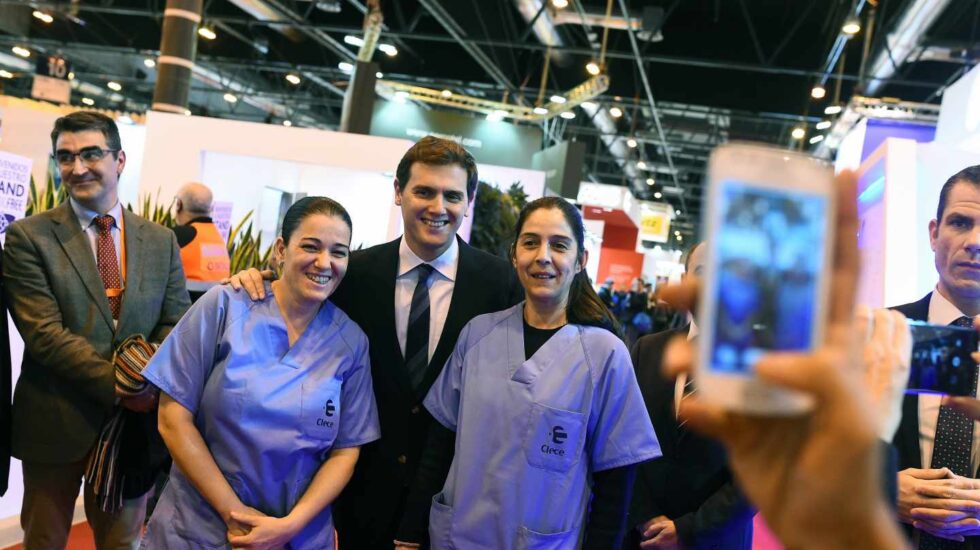 Albert Rivera, en su visita a Fitur.