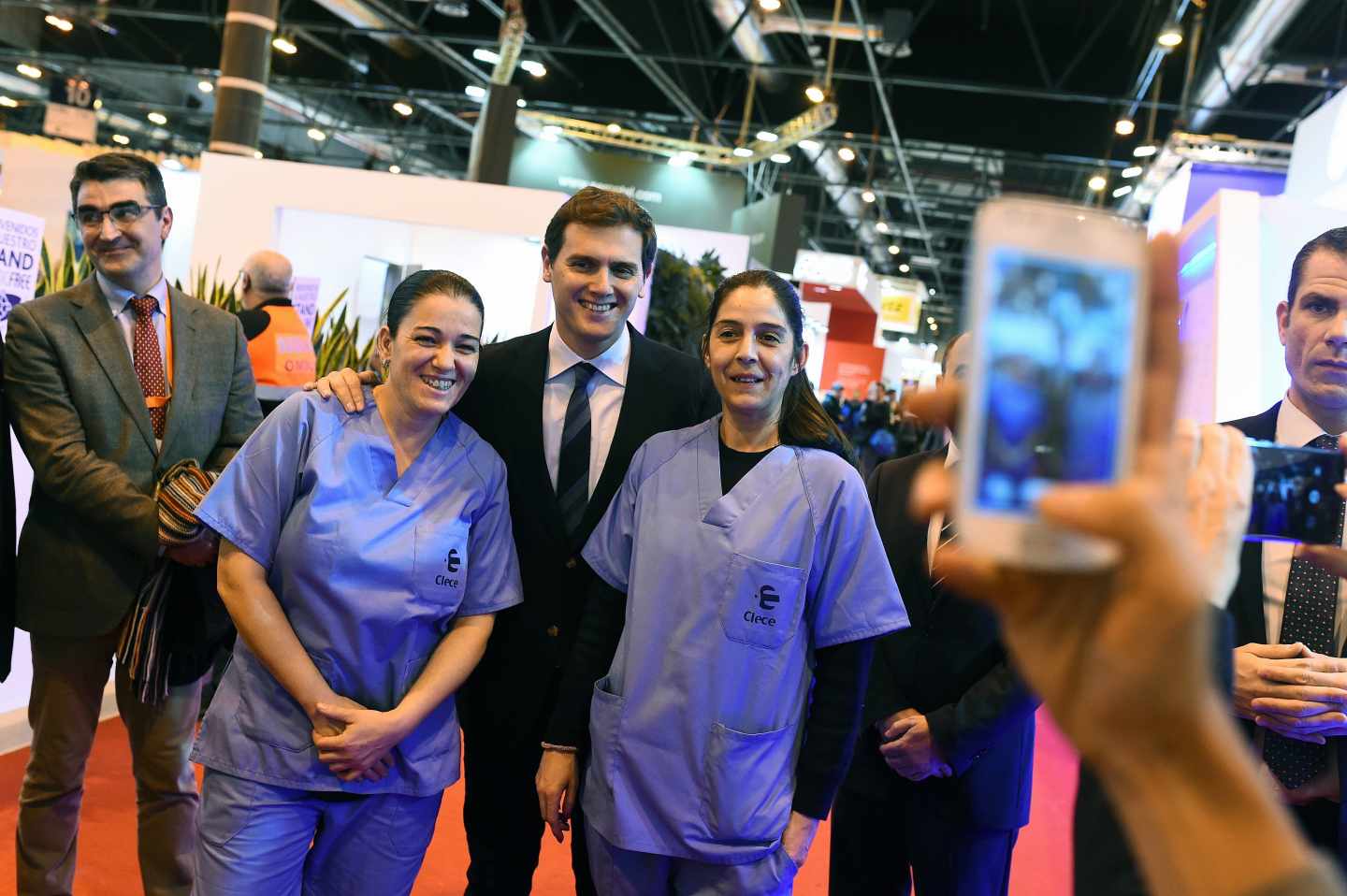 Albert Rivera, en su visita a Fitur.