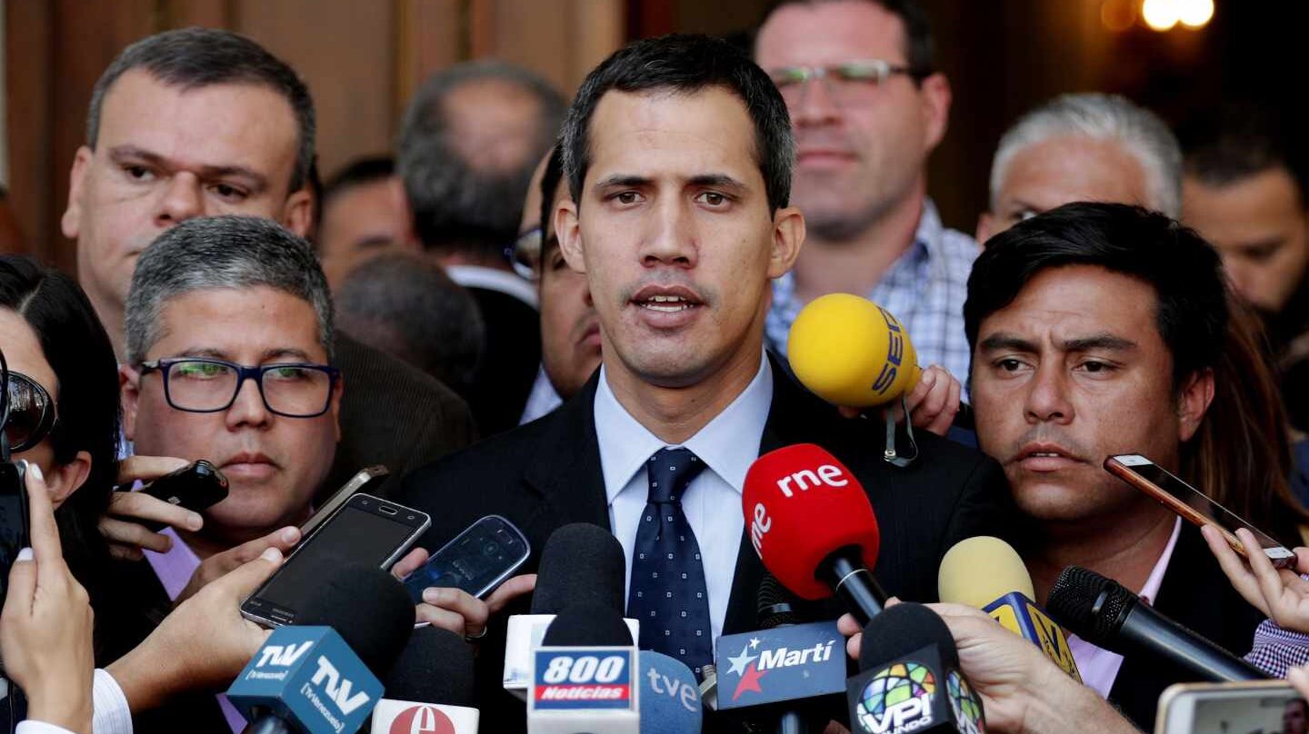 El presidente de la Asamblea Nacional, Juan Guaidó.