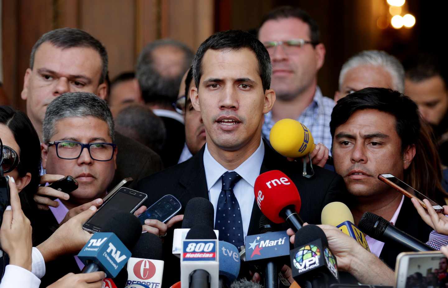 El presidente de la Asamblea Nacional, Juan Guaidó.