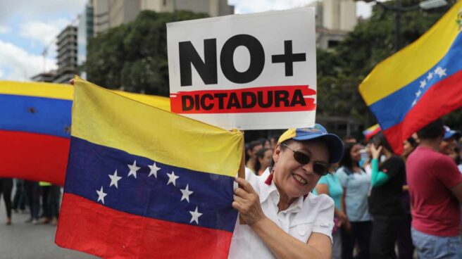 Paros en Caracas (Venezuela) contra el régimen de Maduro.