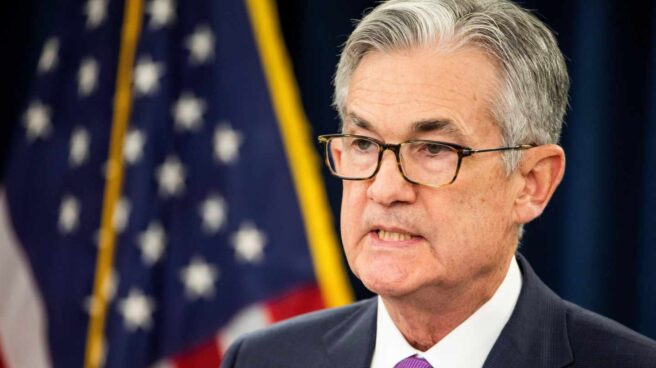 La Reserva Federal de EEUU comenzará este mes a reducir su programa mensual de compra de bonos El presidente de la Fed, Jerome Powell.