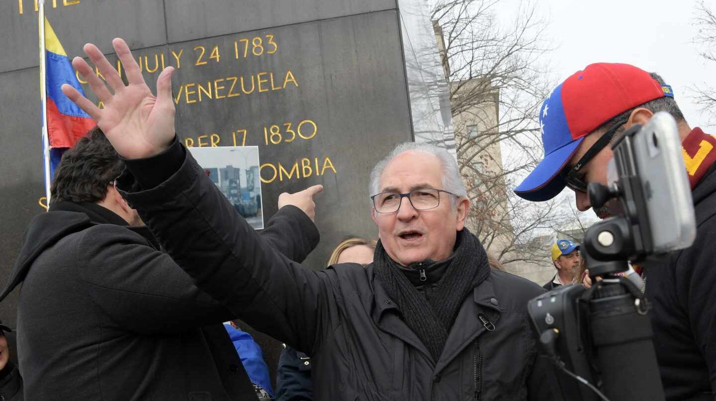 El alcalde metropolitano de Caracas, Antonio Ledezma, en Washington.