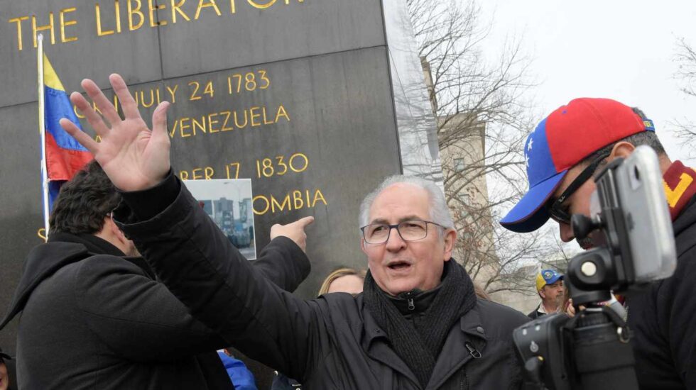 El alcalde metropolitano de Caracas, Antonio Ledezma, en Washington.