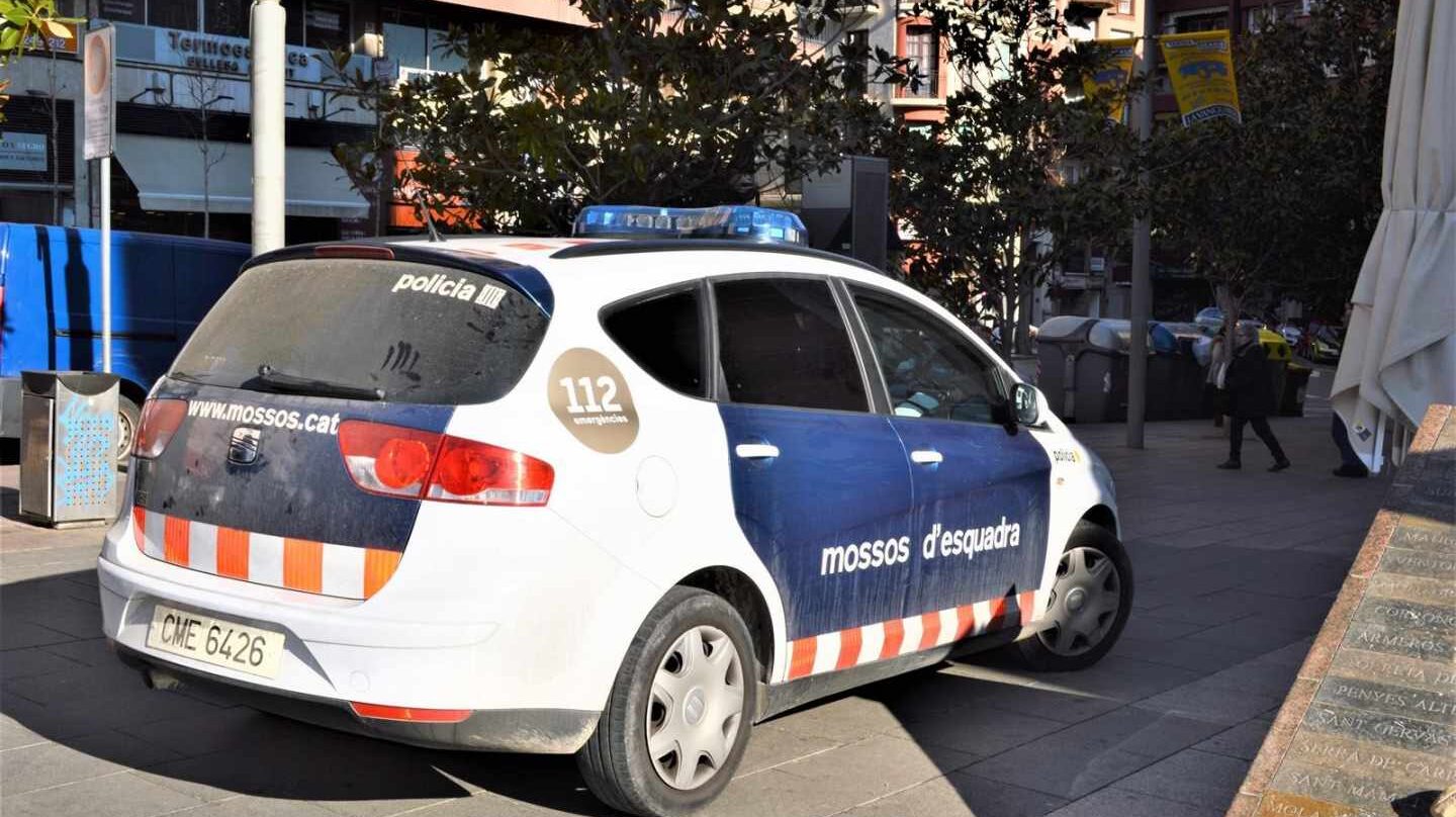 Coche patrulla de los Mossos d'Esquadra.