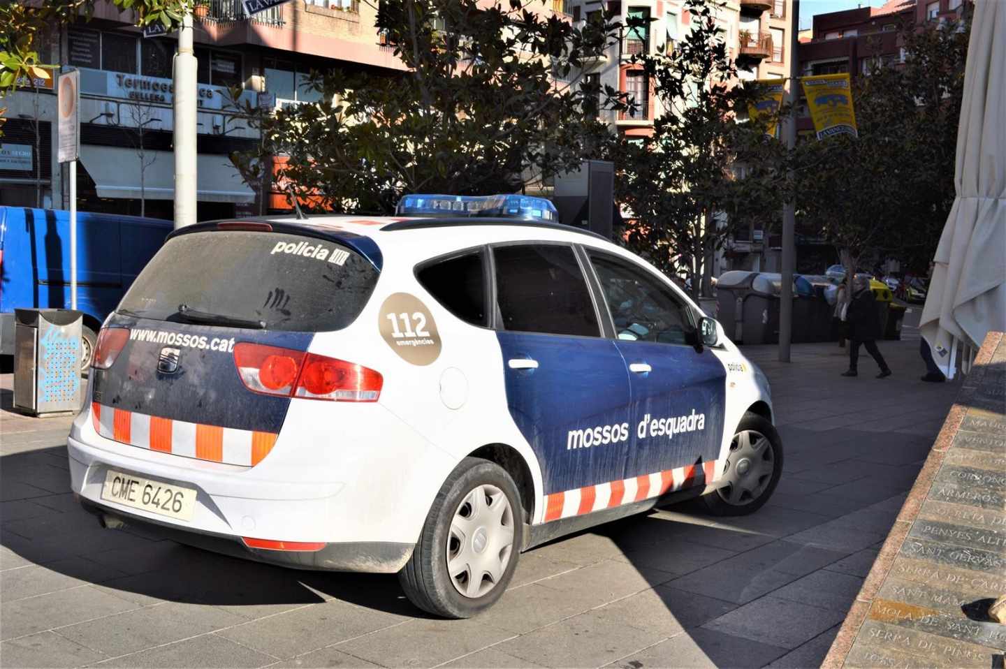 Coche patrulla de los Mossos d'Esquadra.