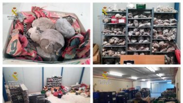 Recuperadas 80.000 piezas arqueológicas halladas en una nave industrial de Lorca