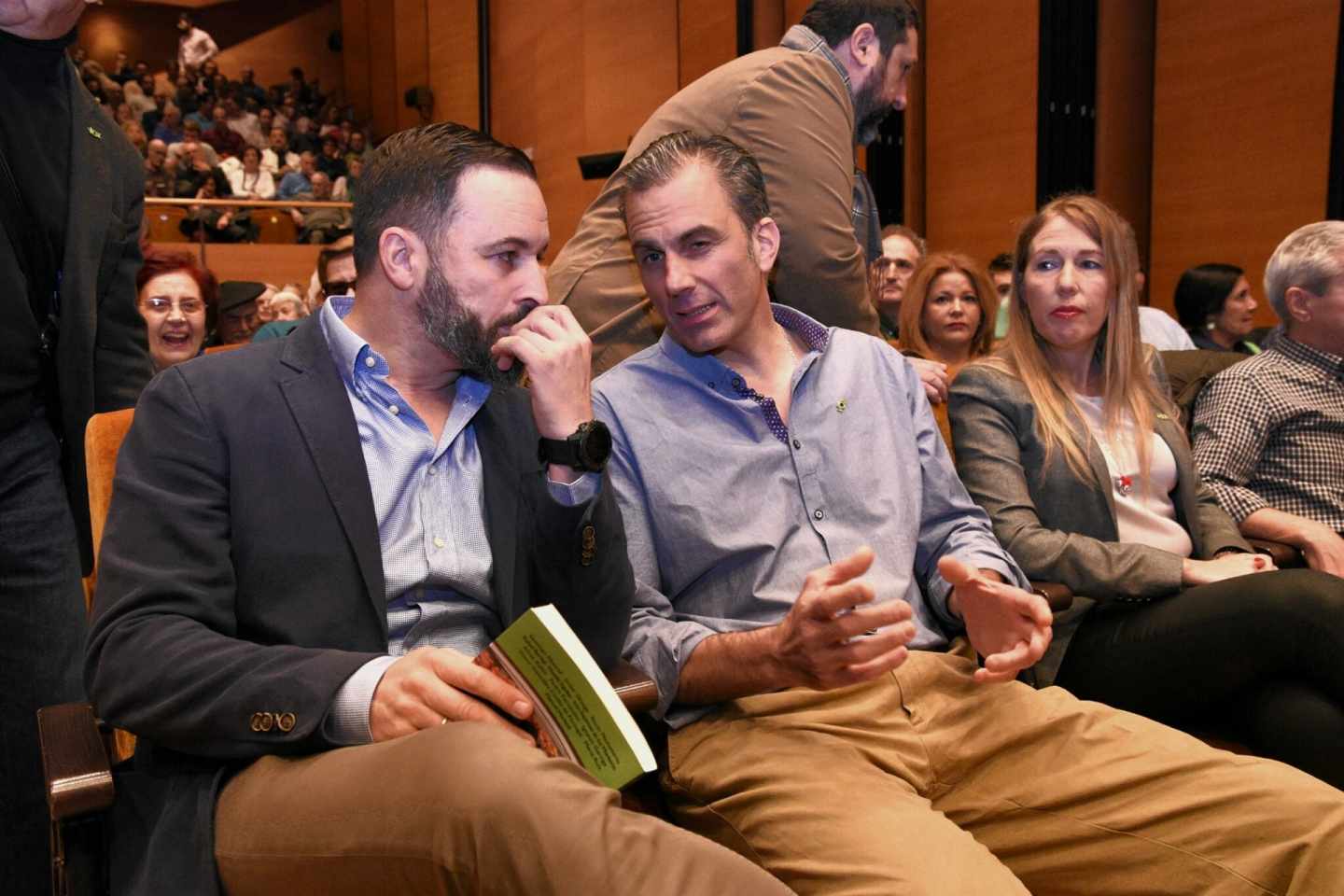 Javier Ortega Smith y Santiago Abascal.