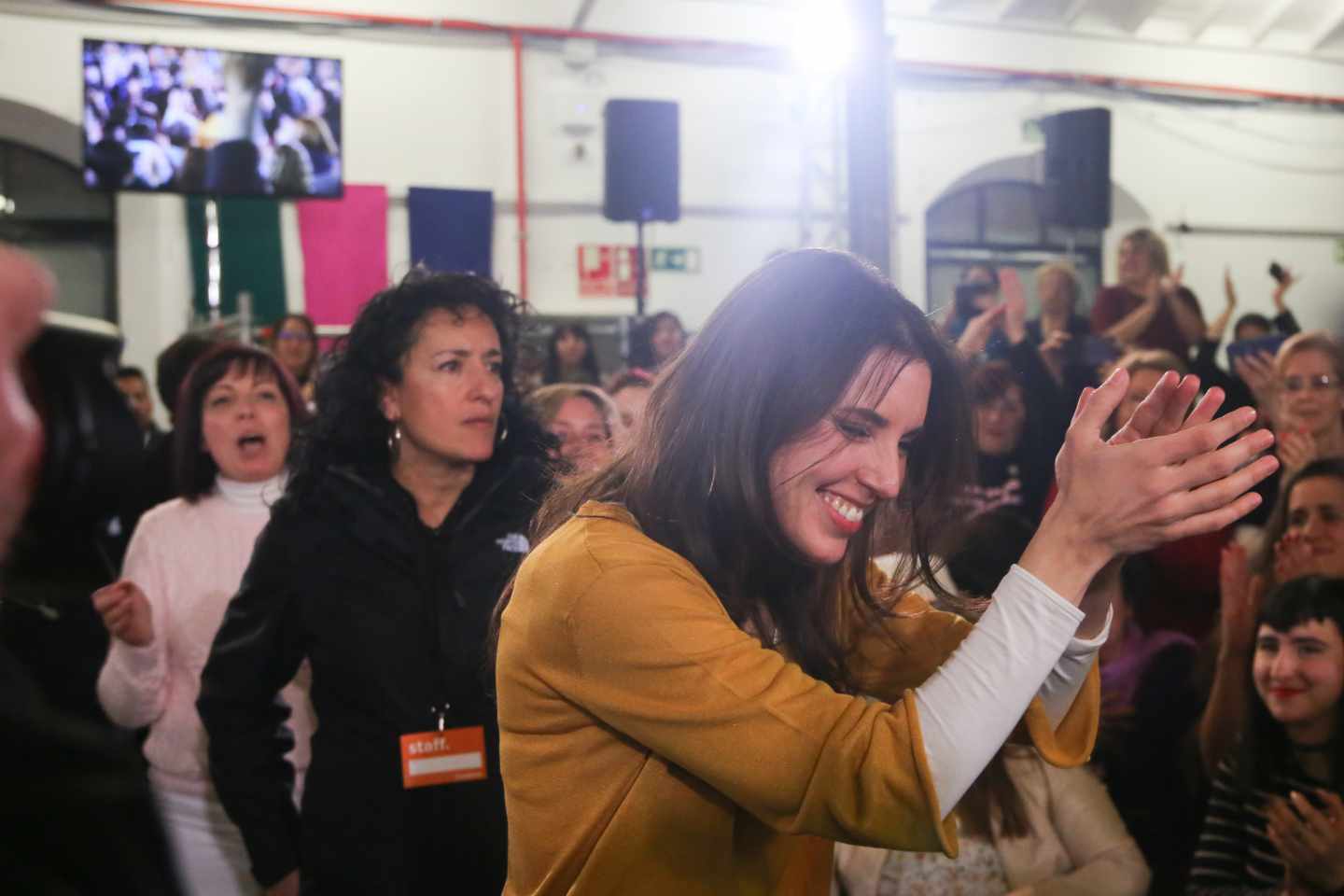 Las lágrimas de Irene Montero a su vuelta: "He aprendido que la esperanza vence al miedo"