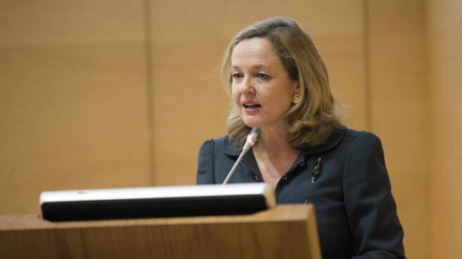 La ministra de Economía, Nadia Calviño.