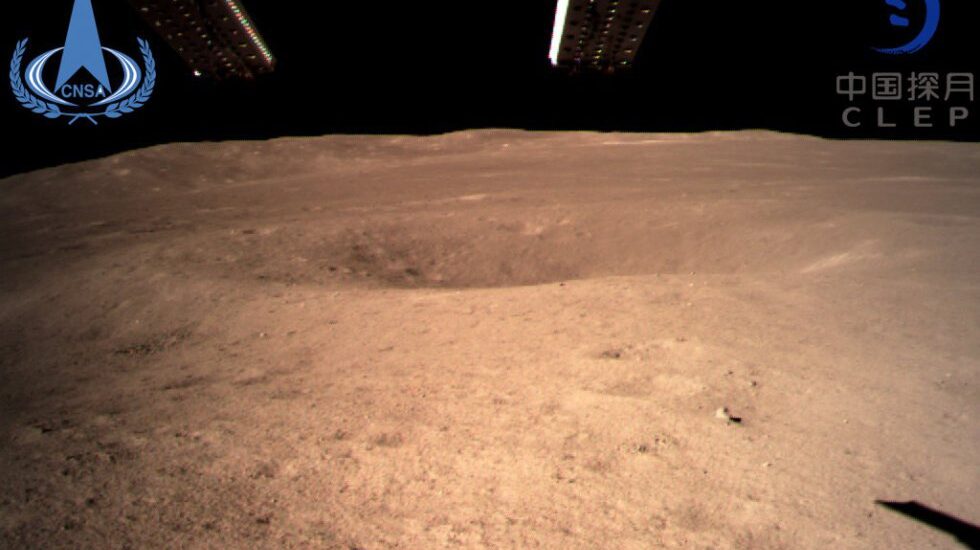 Primeras imágenes tras el descenso de Chang'e 4 a la cara oculta de la Luna