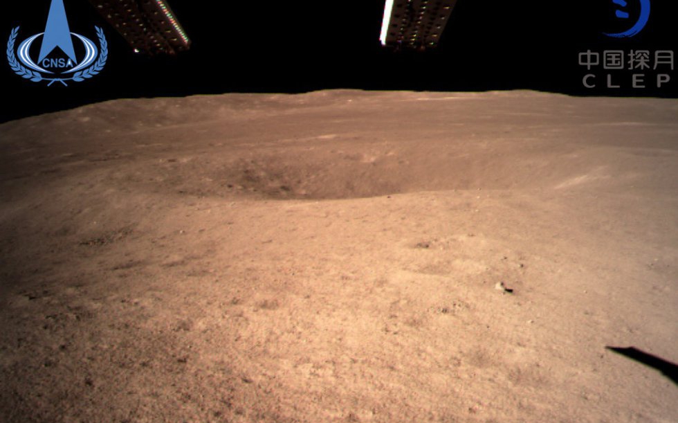 Primeras imágenes tras el descenso de Chang'e 4 a la cara oculta de la Luna