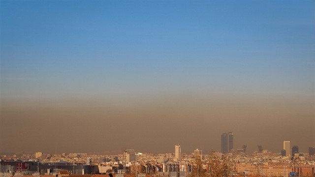 Contaminación en Madrid.