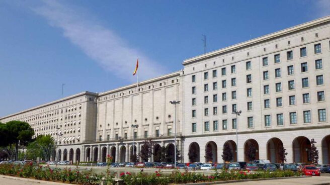 Edificios oficiales en la sede de Nuevos Ministerios, en Madrid.