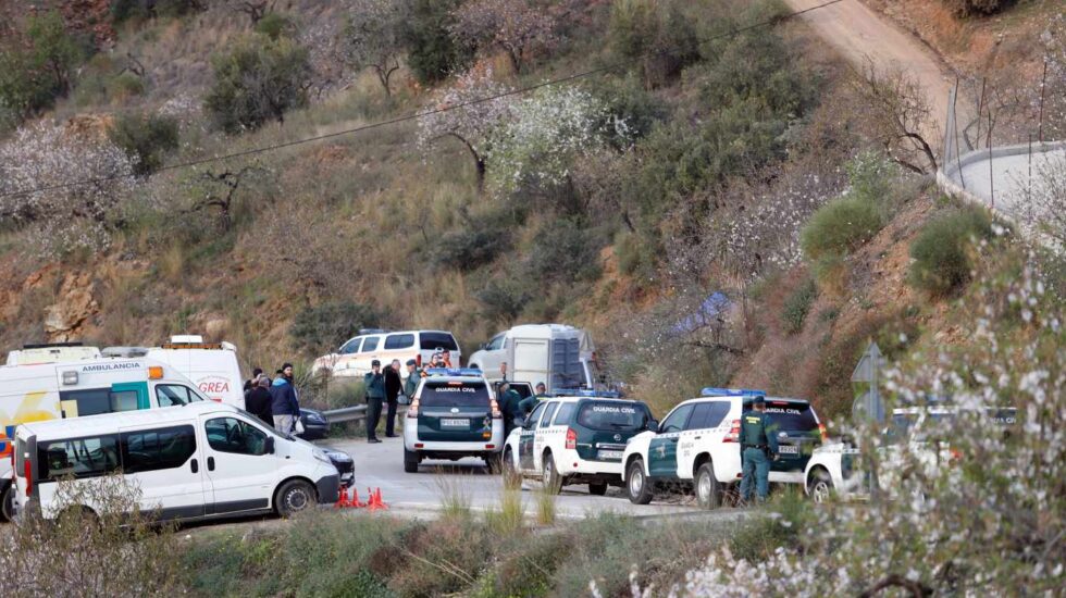 Operativo de rescate de Julen en Totalán (Málaga).