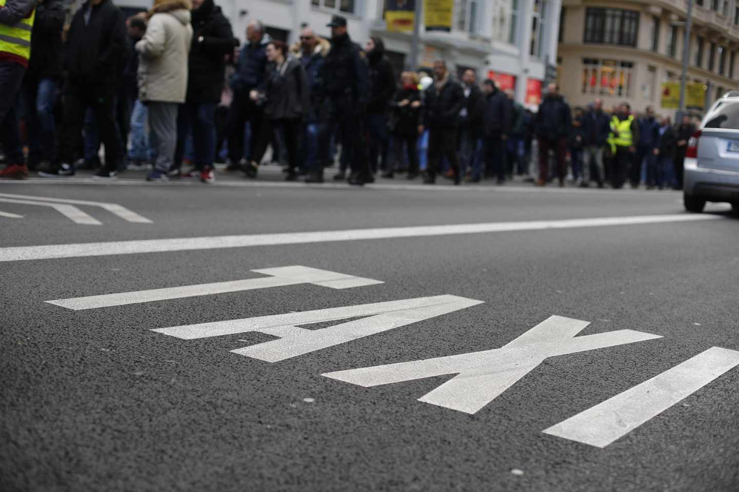 Los taxistas vuelven a las calles de Madrid contra la "uberización"