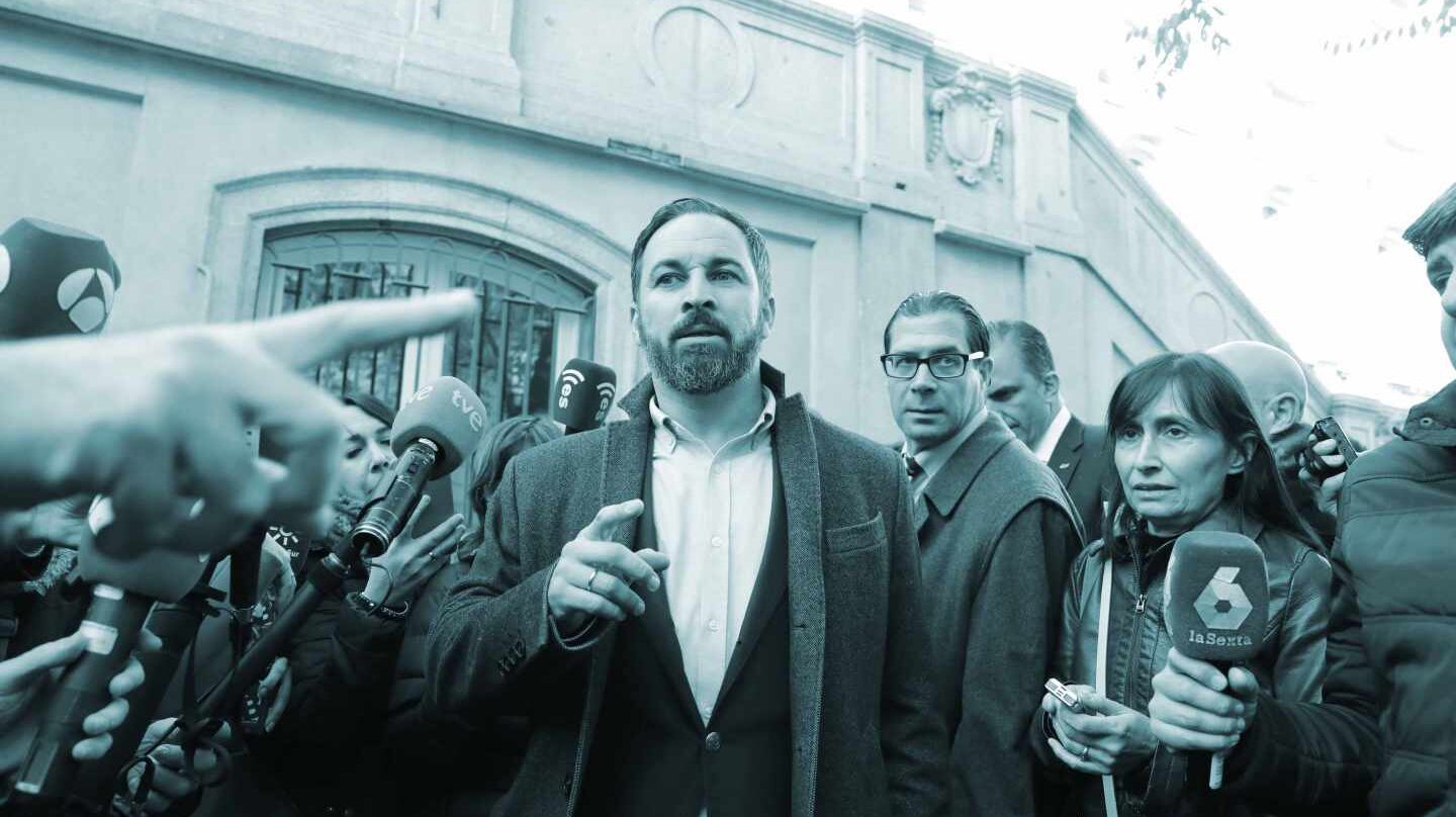 El líder de Vox, Santiago Abascal.