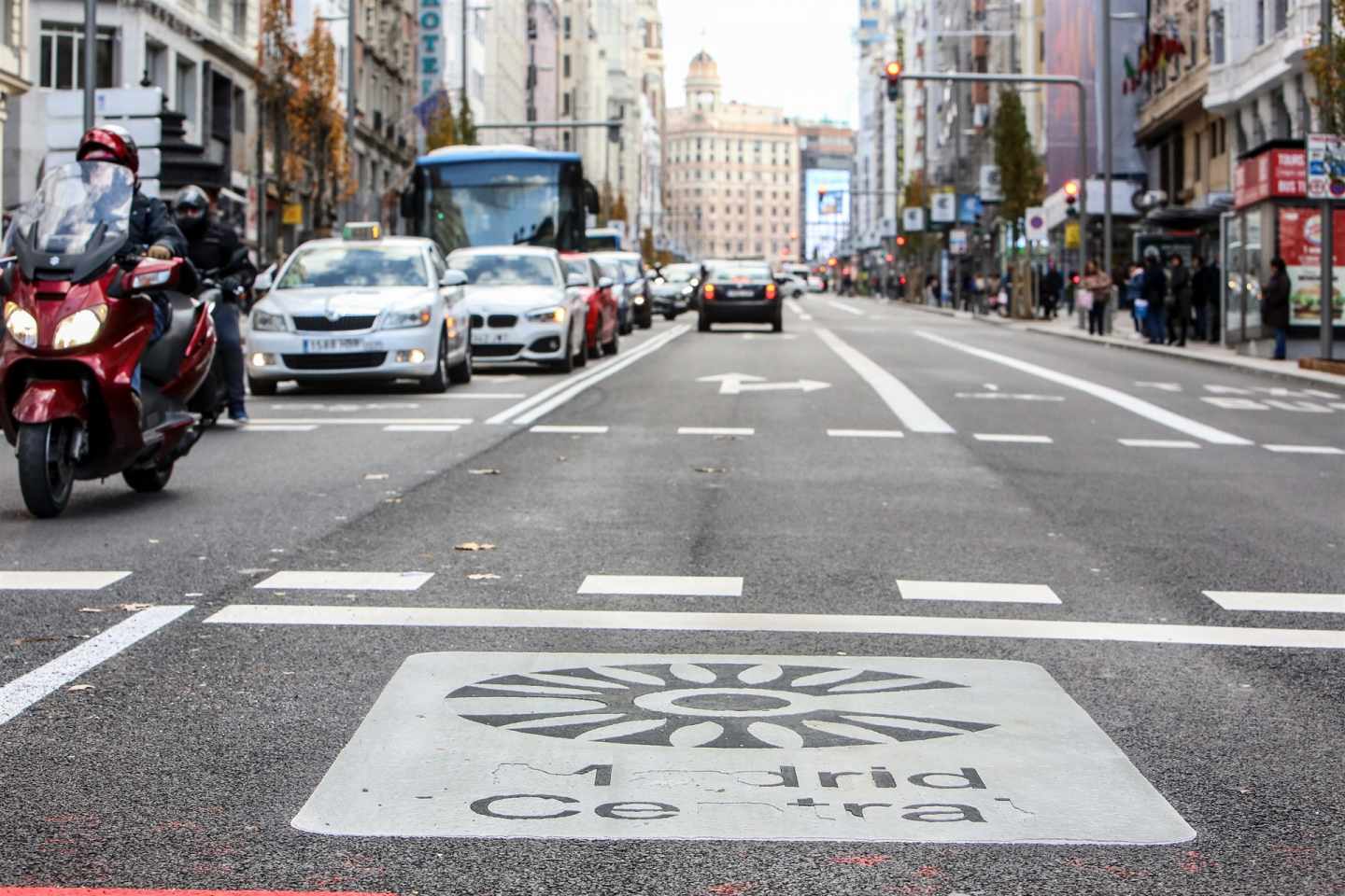 Autocares ocuparán mañana la Gran Vía en protesta por Madrid Central