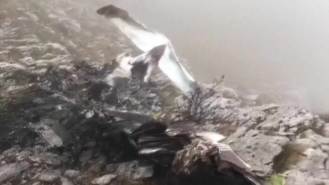 Avioneta caída en Guipúzcoa Avioneta caída en Guipúzcoa