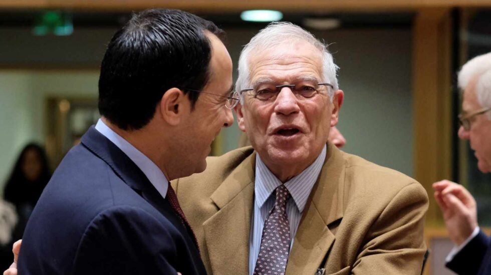 El ministro de Exteriores Josep Borrell, en Bruselas.