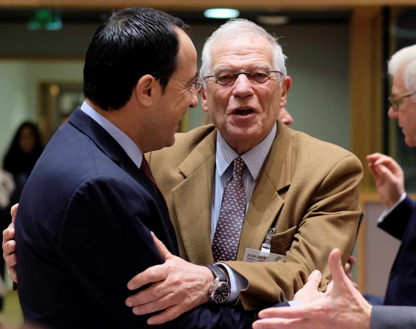 El ministro de Exteriores Josep Borrell, en Bruselas.