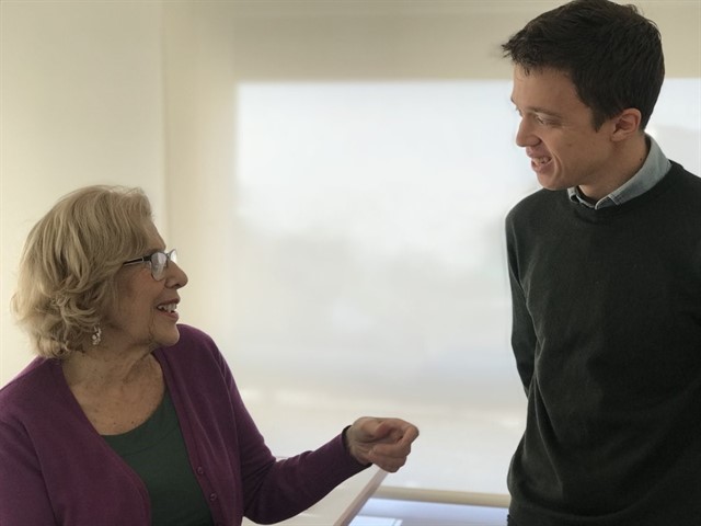 Carmena y Errejón.