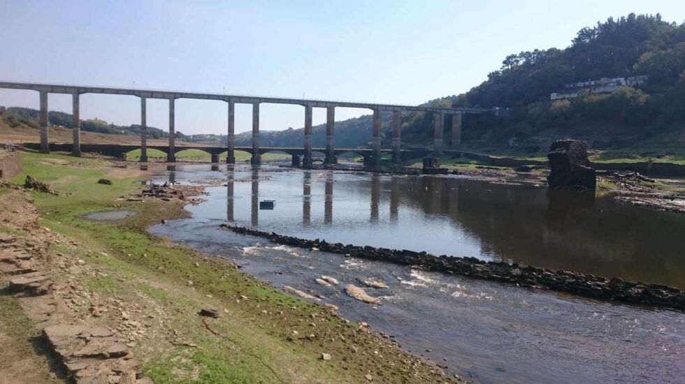 El embalse de Portomarín