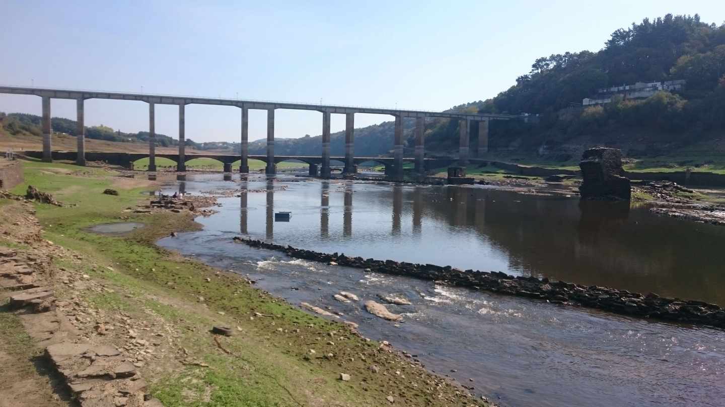 El embalse de Portomarín