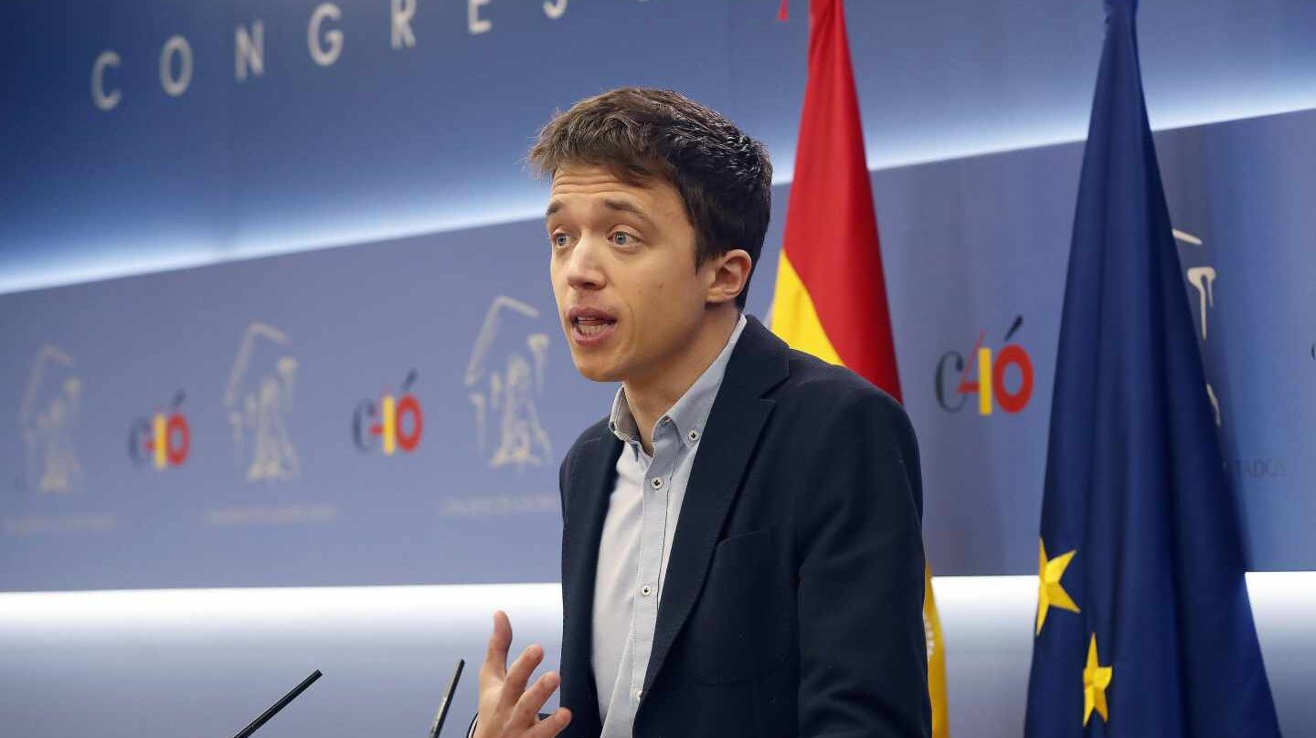Íñigo Errejón, durante su despedida del Congreso de los Diputados.