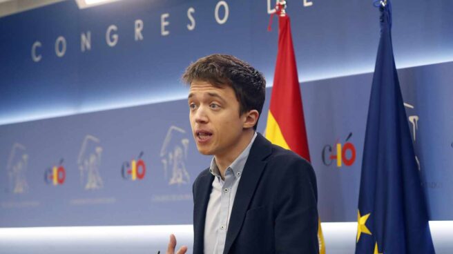 Íñigo Errejón, durante su despedida del Congreso de los Diputados.