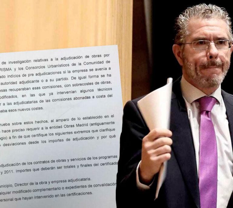 El juez de Púnica pide a la Comunidad de Madrid más contratos por los "indicios" de mordidas