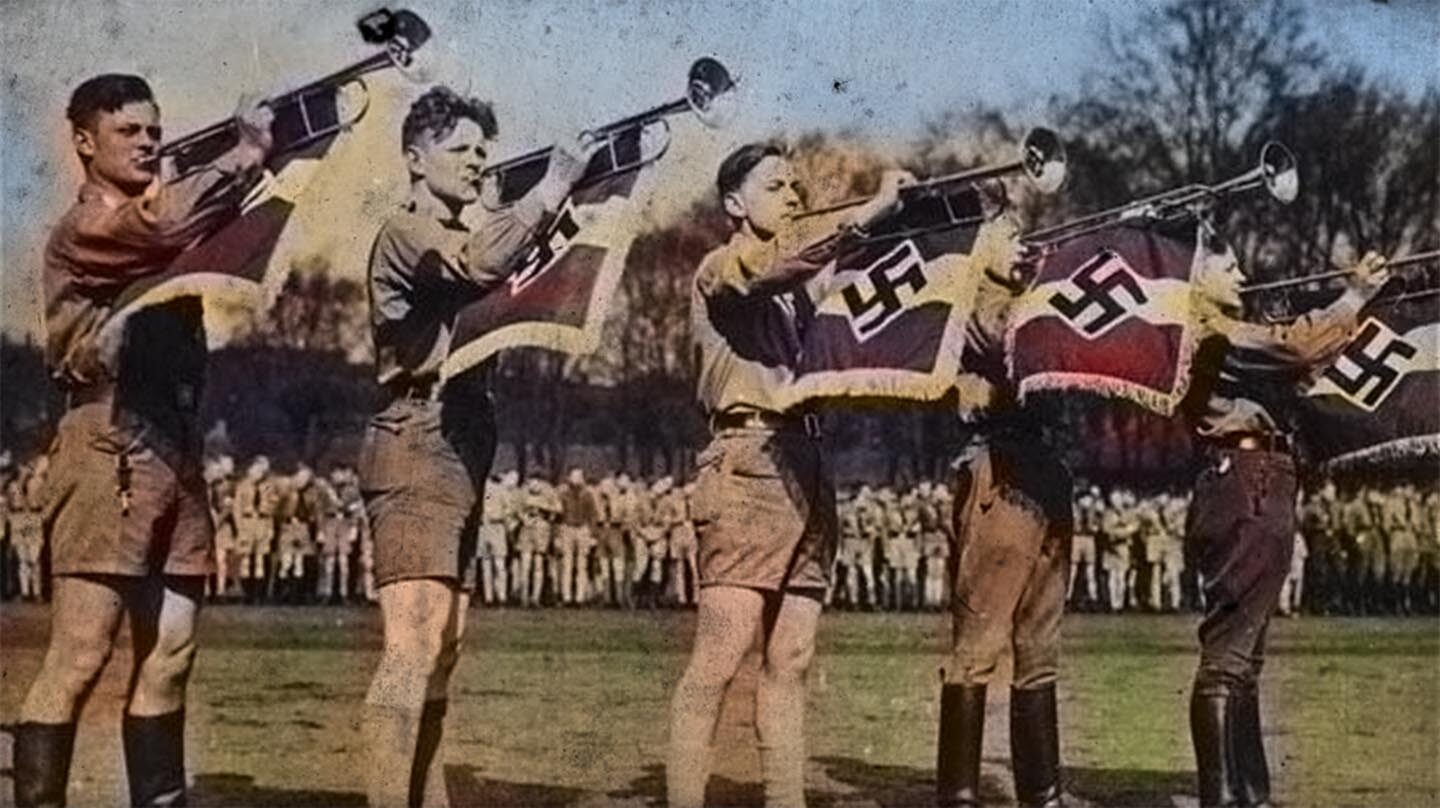 Manifestación de la Juventud Hitleriana