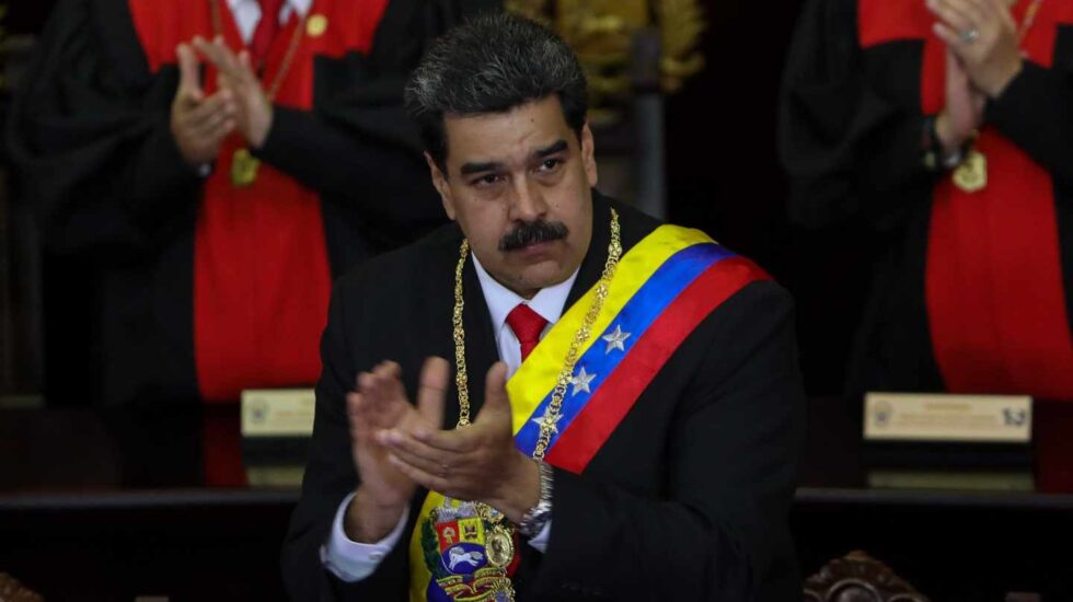 Nicolás Maduro, este jueves en su discurso ante el TSJ.