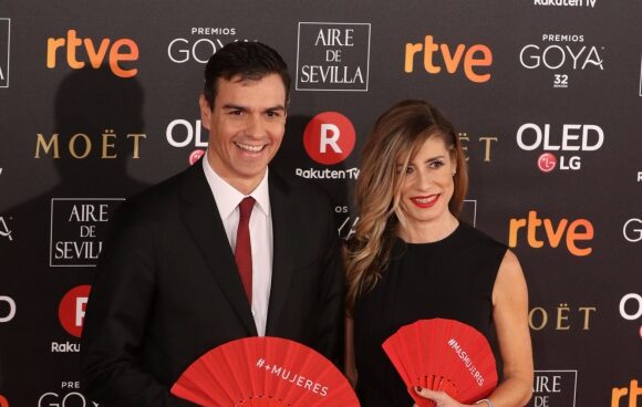 Pedro Sánchez en los Premios Goya de 2018.