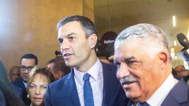 pedro_sanchez_internacional_socialista Pedro Sánchez, a su llegada a la Internacional Socialista en la República Dominicana.