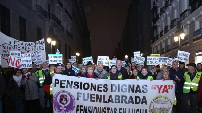pensiones_mani El gasto en pensiones supera los 150.000 millones tras registrar su mayor aumento en una década.