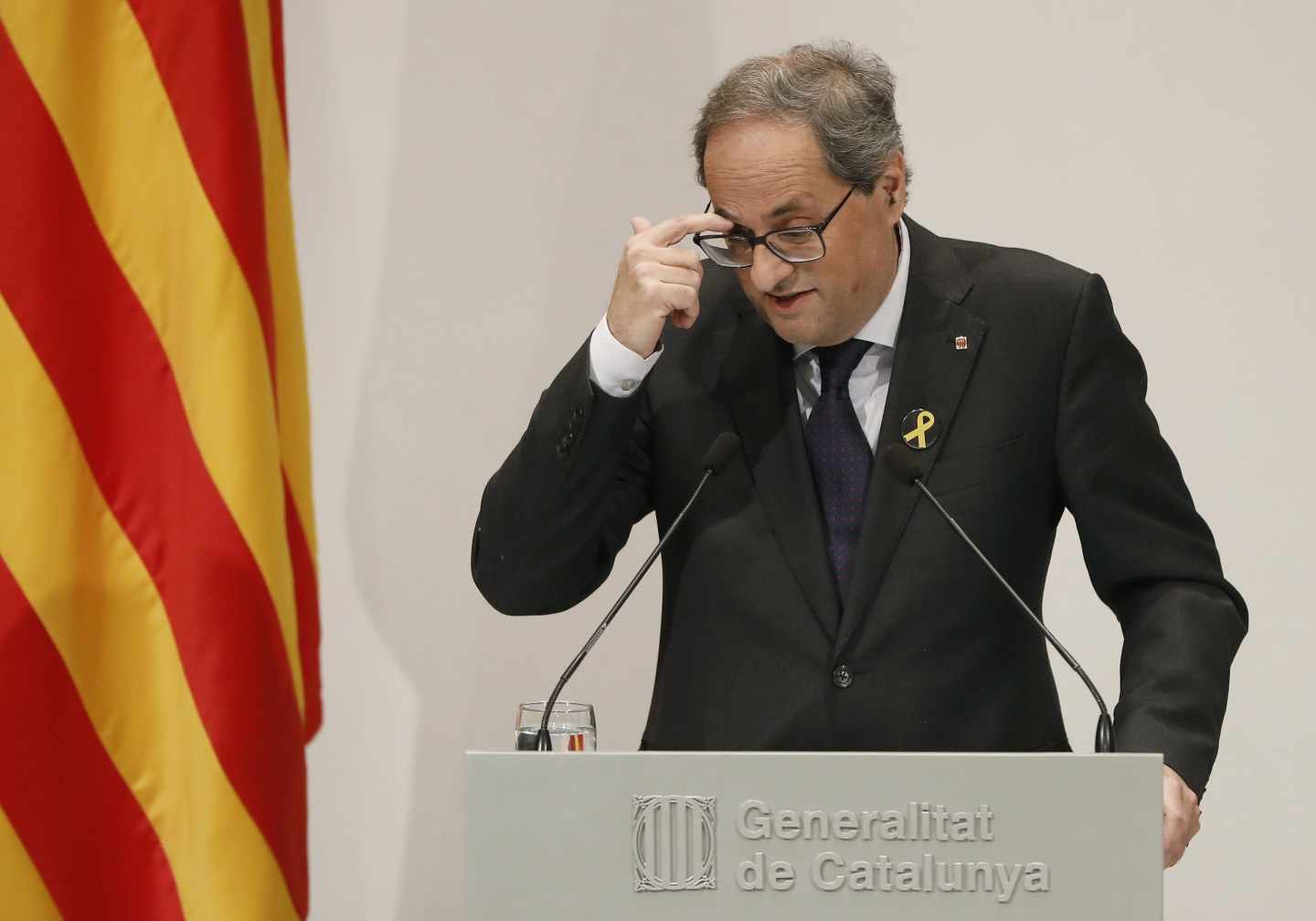 El presidente de la Generalitat, Quim Torra.