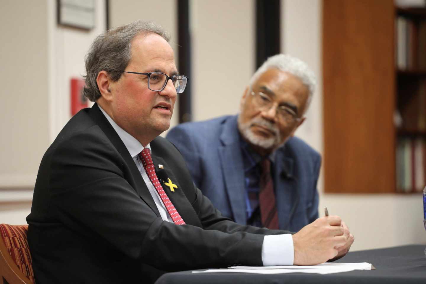 Quim Torra, en la universidad de Stanford.