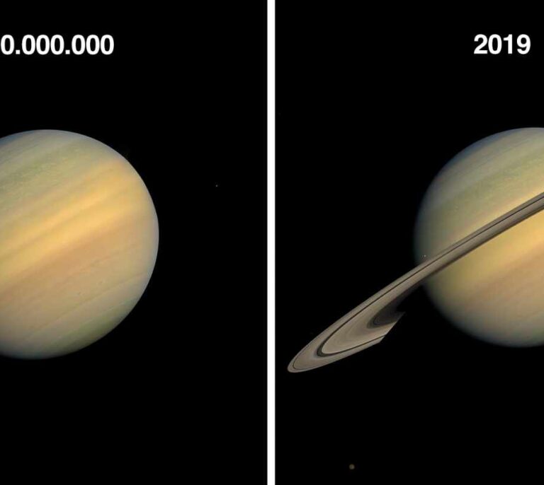Saturno nació sin anillos y estuvo millones de años sin ellos