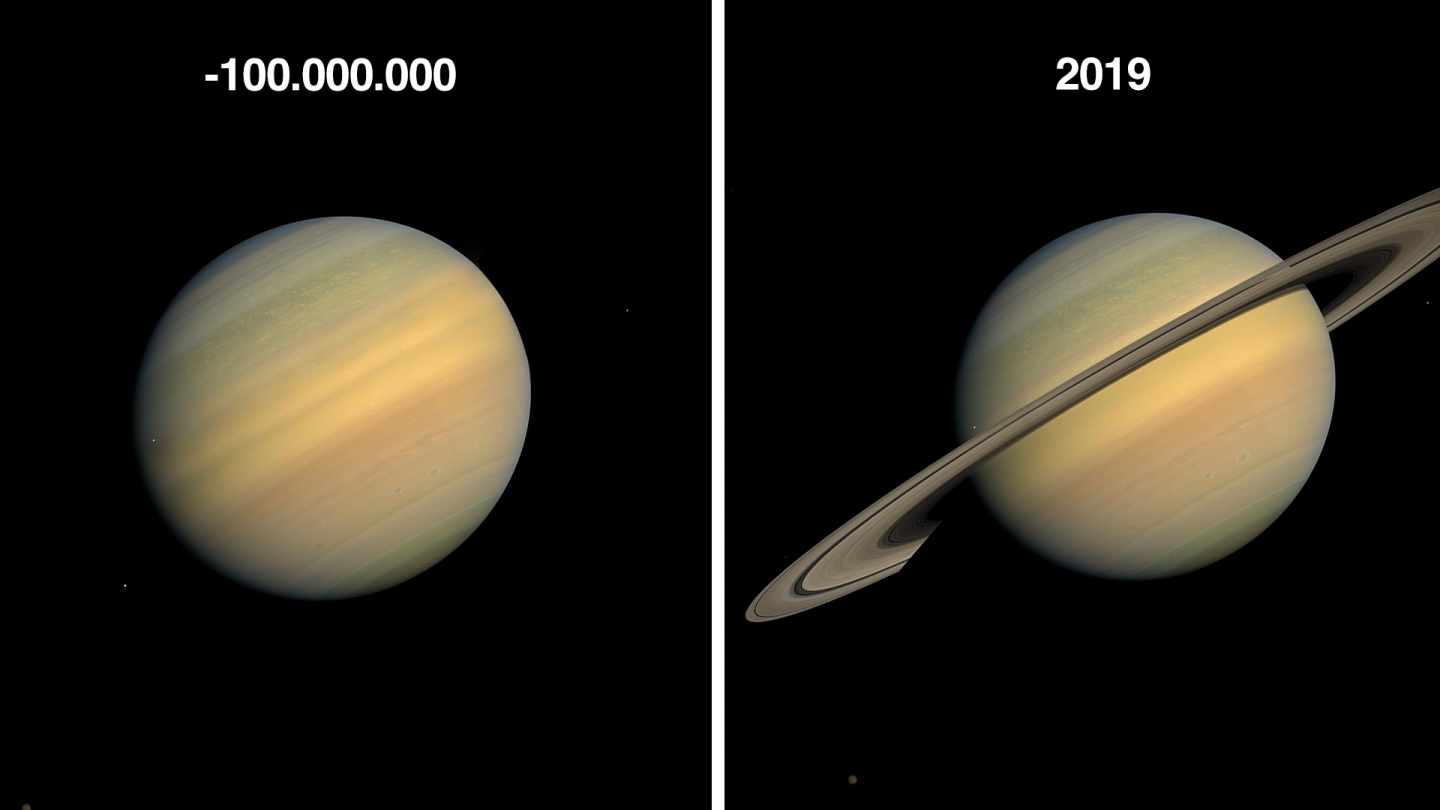 Saturno sin anillos